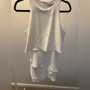 DO-BE White Ruffle Romper